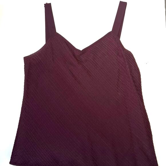 Eileen Fisher petite women’s plum eggplant silk 2 coordinated piece set jacket - Picture 7 of 10